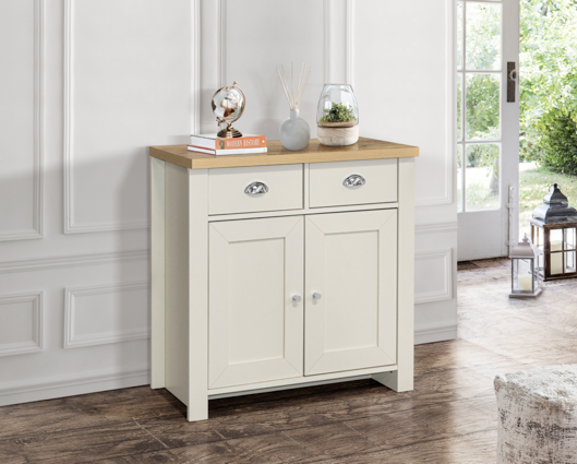 Harper 2 Door 2 Drawer Sideboard - Cream