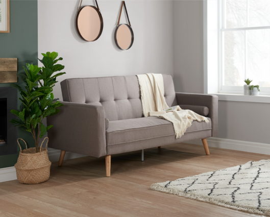 Elias Large Sofa Bed - Grey