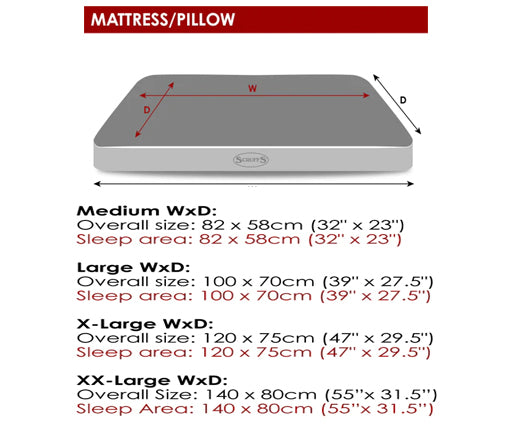 Manhattan Mattress Denim Blue - Large