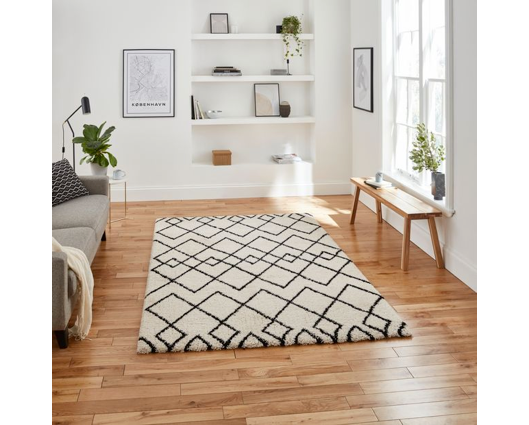 Roy White/Black 120cm x 170cm