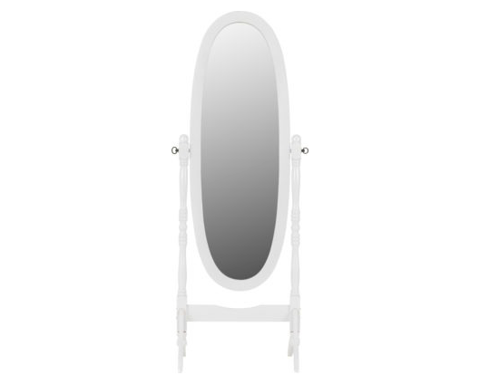 Clemence Cheval Mirror - White