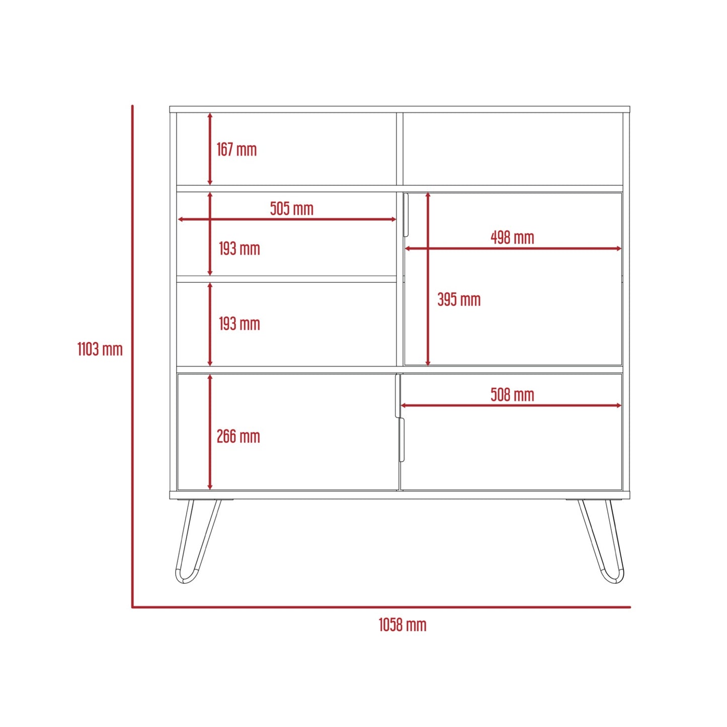 Viva High Sideboard