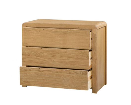 Curvus 3 Drawer Chest
