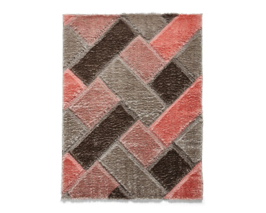 Oakley Grey/Pink - 80cm x 150cm