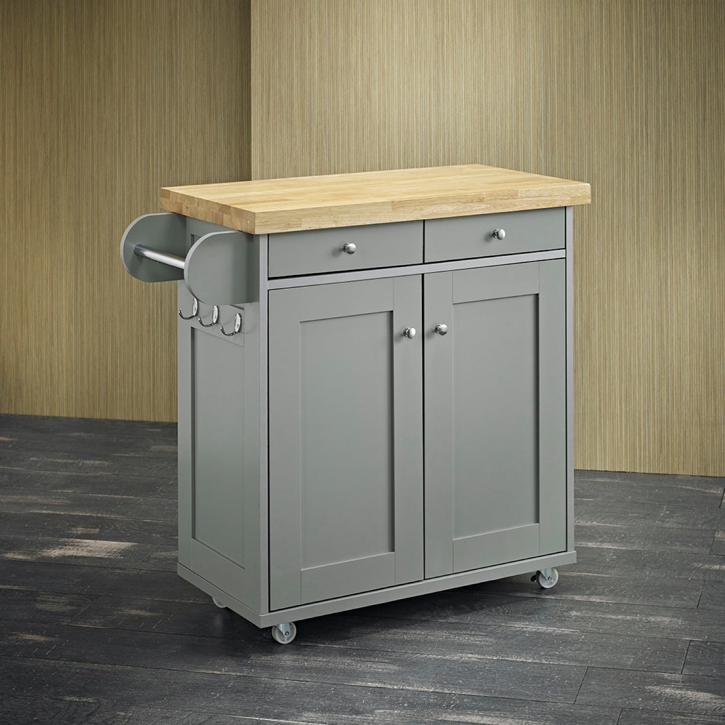 Piero Kitchen Island Grey