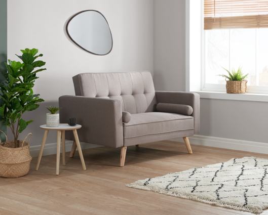 Elias Medium Sofa Bed - Grey