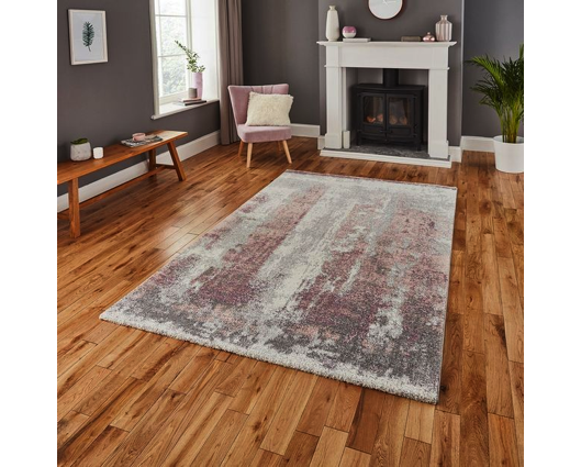 Bailee Rug Ivory/Rose- 60cm x 230cm