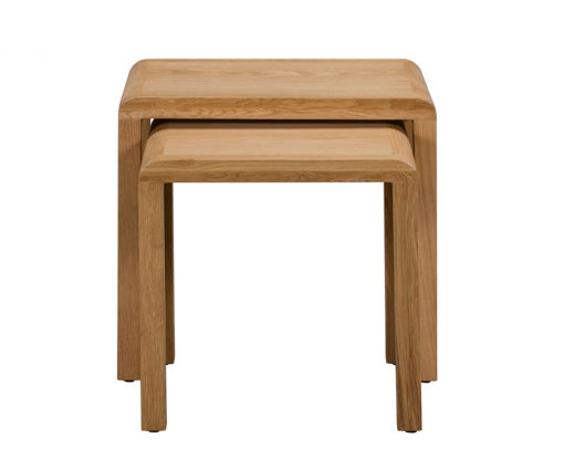 Curvus Oak Nest of 2 Tables
