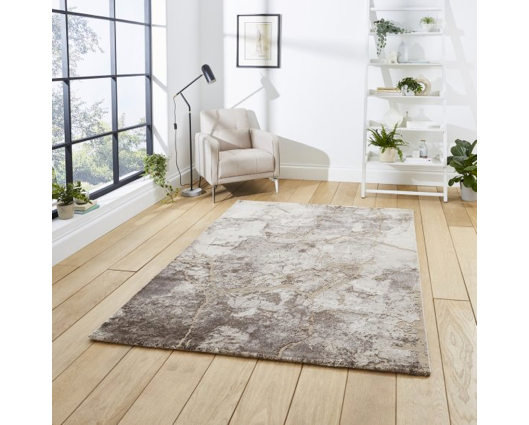 Fern Beige/Silver - 120cm x 170cm