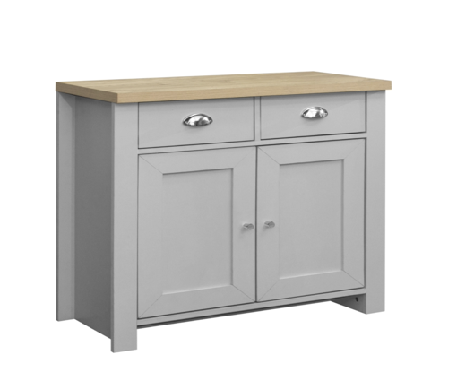 Harper 2 Door 2 Drawer Sideboard - Grey