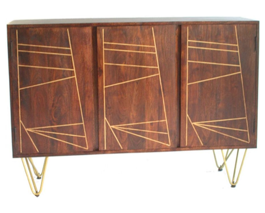 Dark Gold Large Sideboard