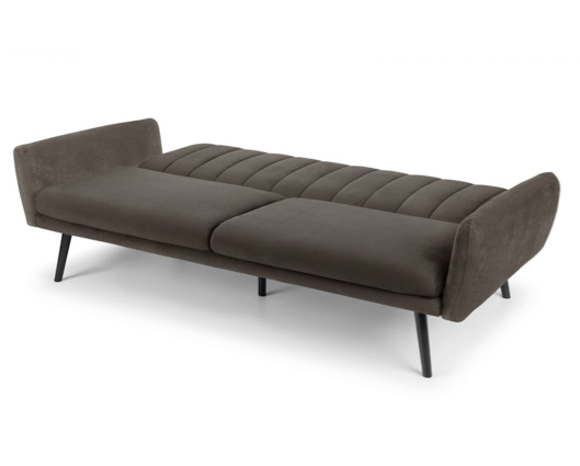 Grey Velvet Sofabed