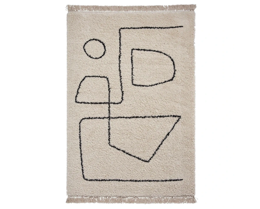 Baxter White/Black - 120cm x 170cm