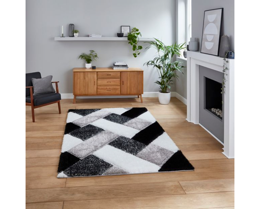 Oakley Black/White - 80cm x 150cm