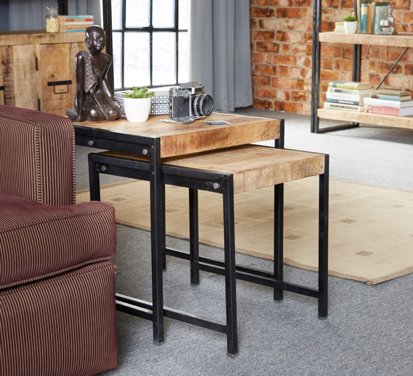 Cole Industrial Nest of 2 Tables
