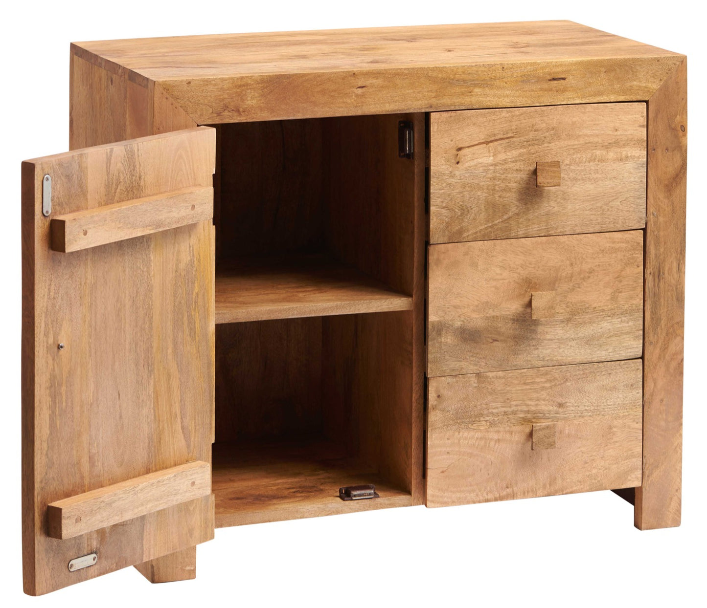Sapeli Light 3 Drawer Sideboard
