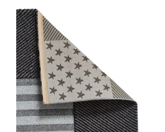 Patch Pattern Kids Rug - Grey - 120cm x 170cm