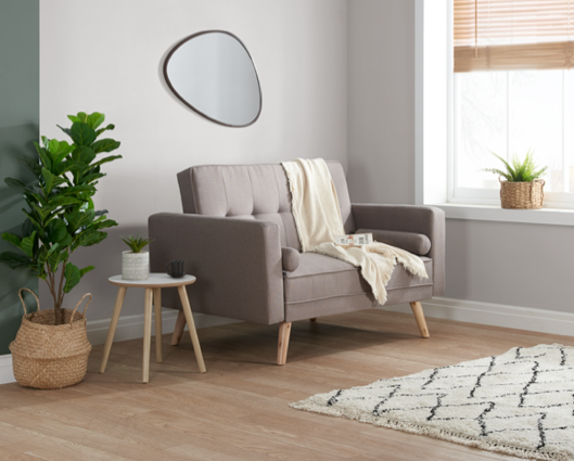 Elias Medium Sofa Bed - Grey