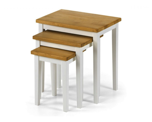 Clara Nest of Tables-Grey & Oak