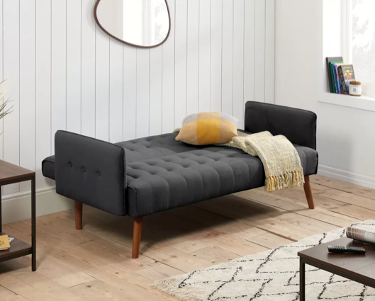 Harley Sofa Bed- Charcoal