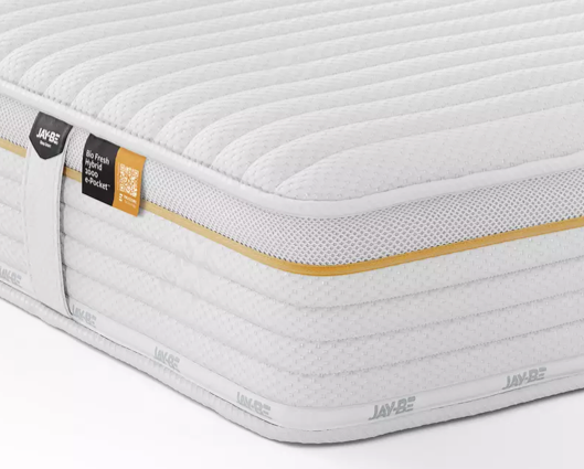 Jay-Be® Bio Fresh Hybrid 2000 e-Pocket Eco-Friendly Mattress - Single