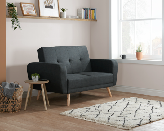 Florence Medium Sofa Bed - Grey