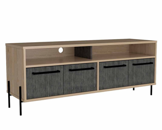 Houston Wide Screen TV Rack with 4 Doors