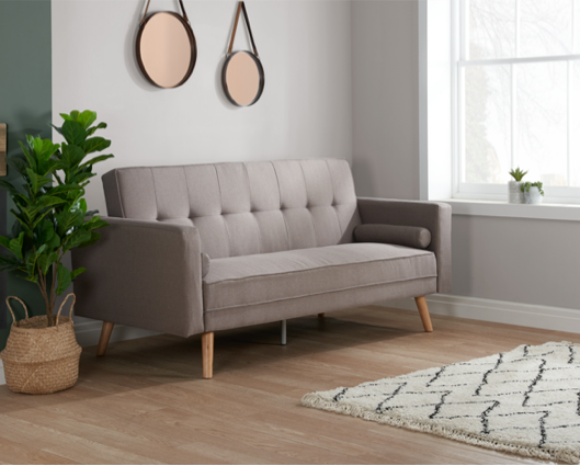 Elias Large Sofa Bed - Grey