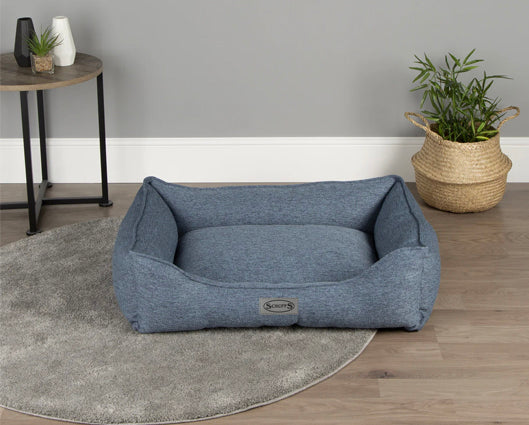 Manhattan Box Bed Denim Blue - Extra Large