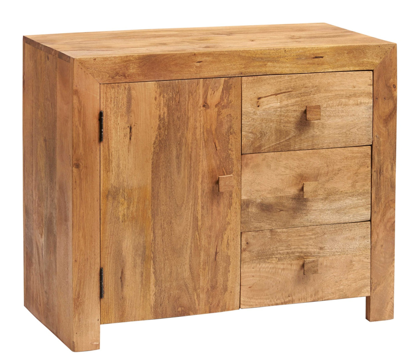 Sapeli Light 3 Drawer Sideboard