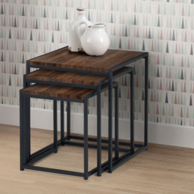 Heeze Nest of Tables-Walnut