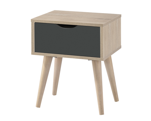 Selda Oak Lamp Table Grey