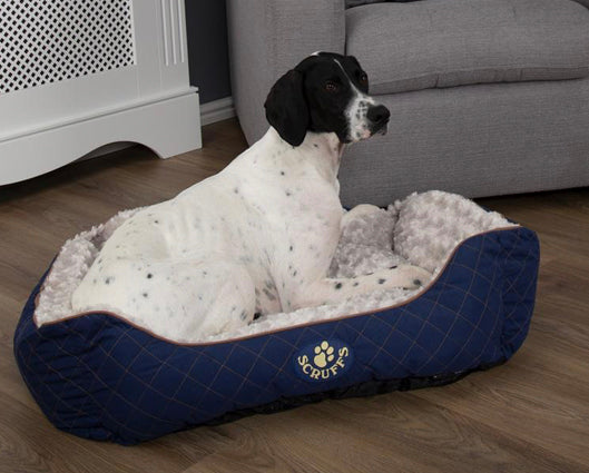 Wilton Box Bed Blue - Large