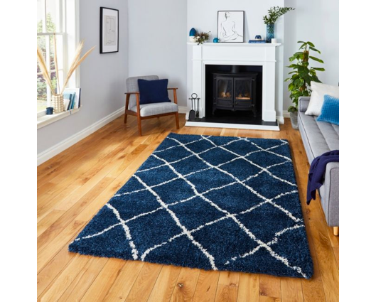 Skyler Navy/Cream - 120cm x 170cm