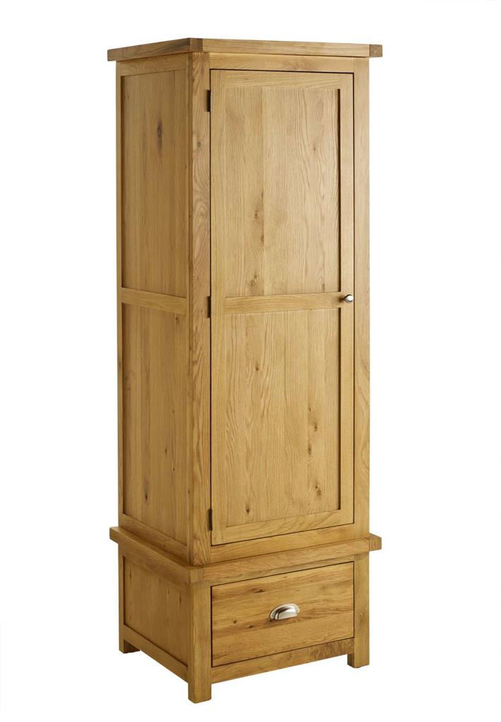 Winona 1 Door 1 Drawer Wardrobe - Oak