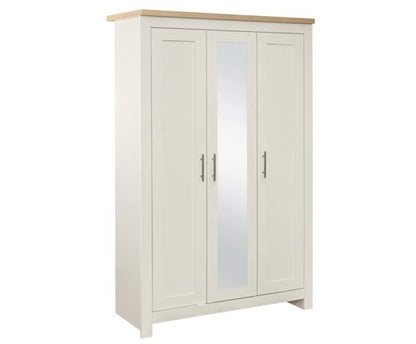 Harper 3 Door Wardrobe With Mirror