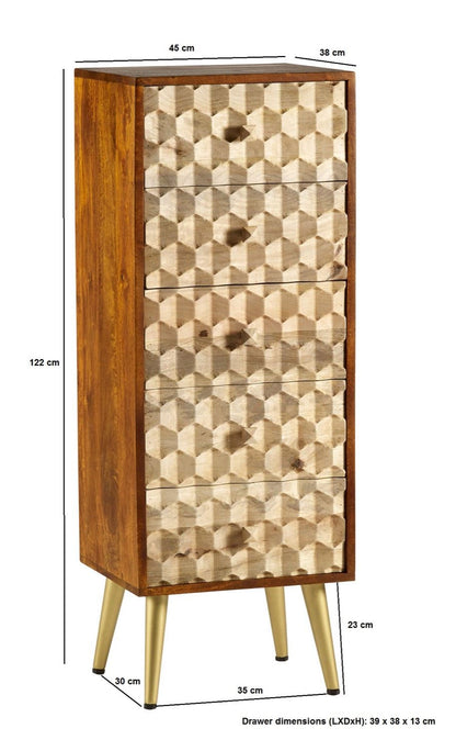 Igna 5 Drawer Chest