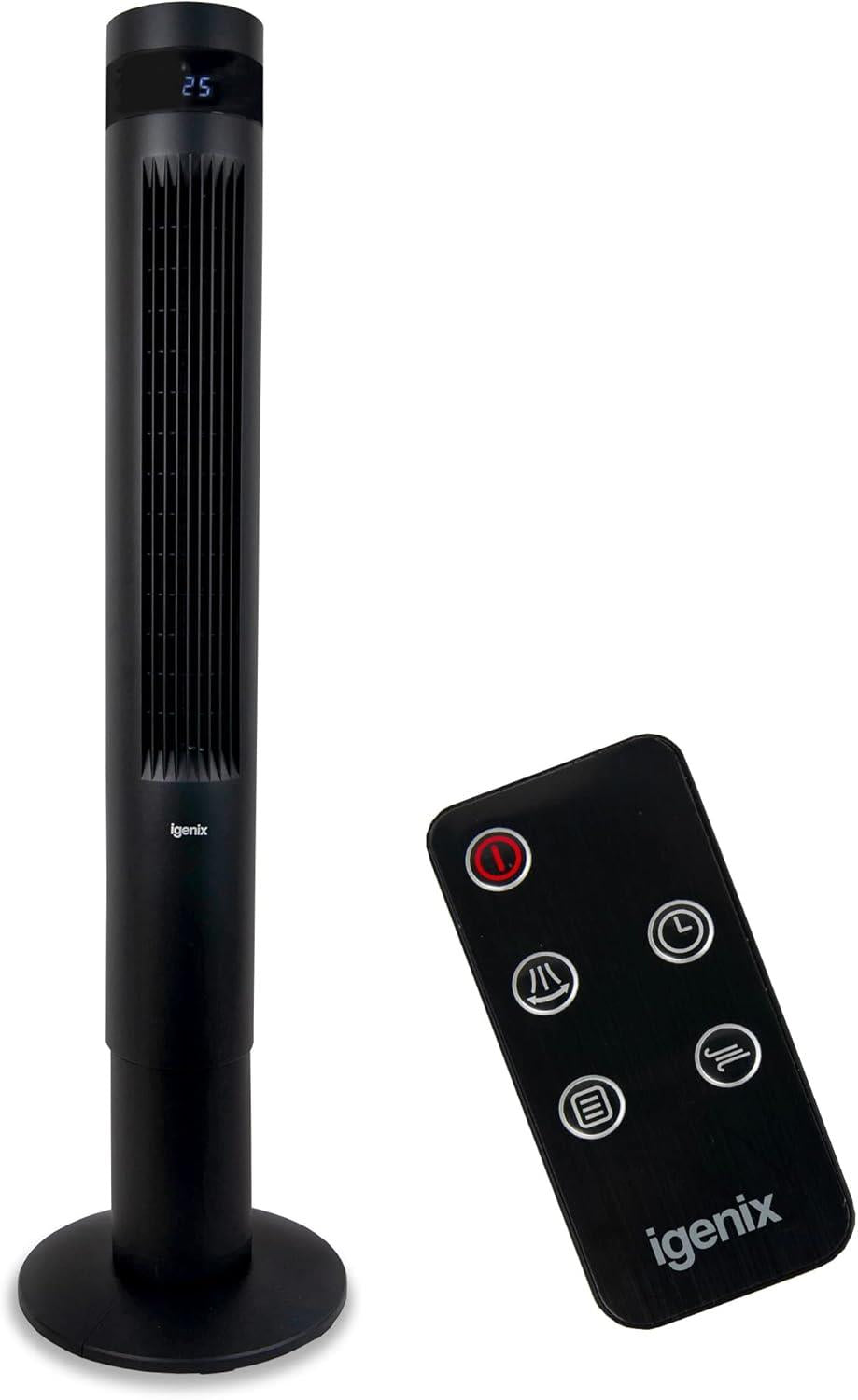 Igenix 43" Digital Tower Fan - Black