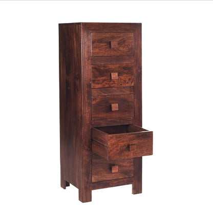 Sapeli 5 Drawer Chest