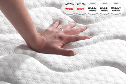 Roll Up Space 2000 Pocket Sprung Boxtop Mattress (35cm Depth) - Single