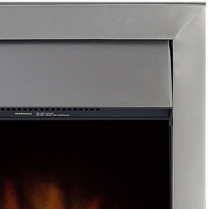 Color Electric Fire- Brushed Steel