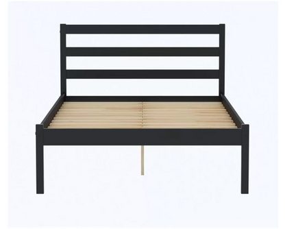 Luka Double Bed - Black Pine