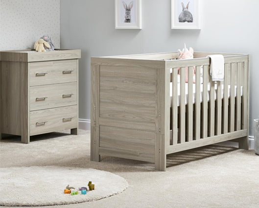Nina 3 Piece Room Set - Grey Wash & White