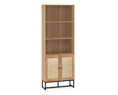 Petra Tall Bookcase- Oak