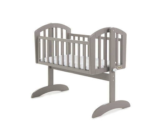 Sally Crib + Foam Mattress- Taupe Grey