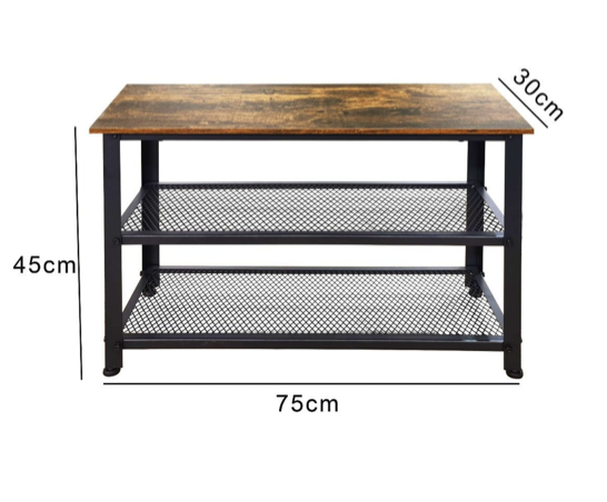 Beau Tall Coffee Table- Dark Oak
