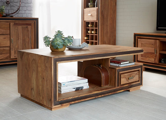Jester Coffee Table with Drawer