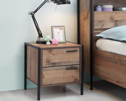 Horton 2 Drawer Bedside