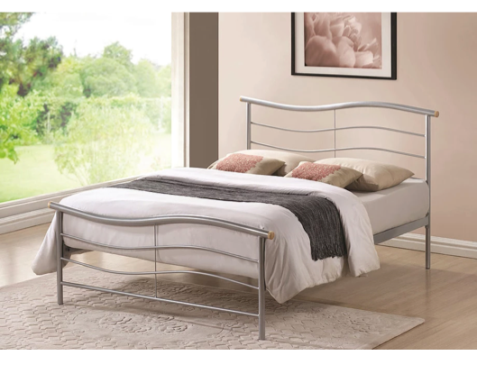Waverley Double Bed Frame - Silver