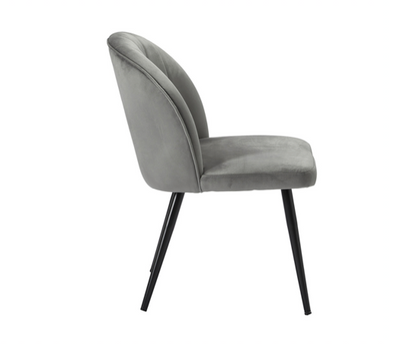 Octavia Dining Chair Grey (Pair)